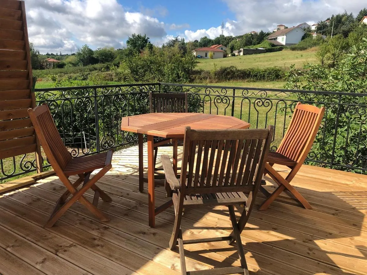 Charmant Studio Neuf Tout Equipe Terrasse Vue Imprenable, Parking Facile Gratuit Apartment Lezigneux France
